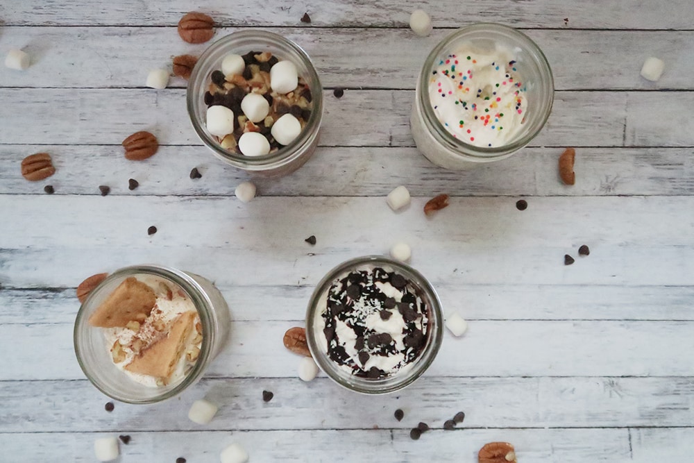 Need a quick 10 minute dessert to wow your guests? Or maybe a simple indulgent dessert for date night? Try these make ahead ice cream sundaes!