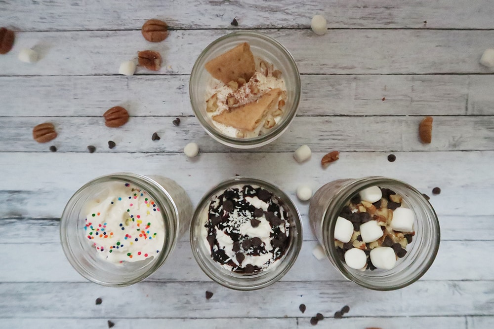 Need a quick 10 minute dessert to wow your guests? Or maybe a simple indulgent dessert for date night? Try these make ahead ice cream sundaes!