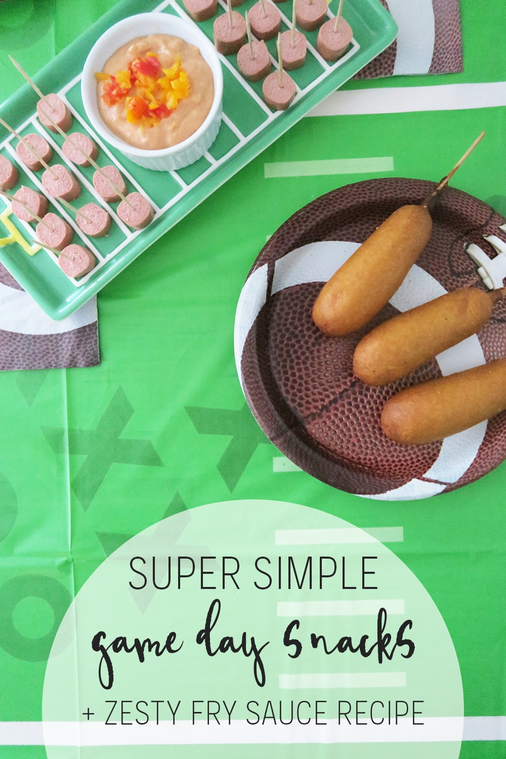 In need of some game day inspiration? These easy game day snack ideas will fill your belly with deliciousness! Plus, this zesty fry sauce recipe will be a touchdown for the whole family, kids included!