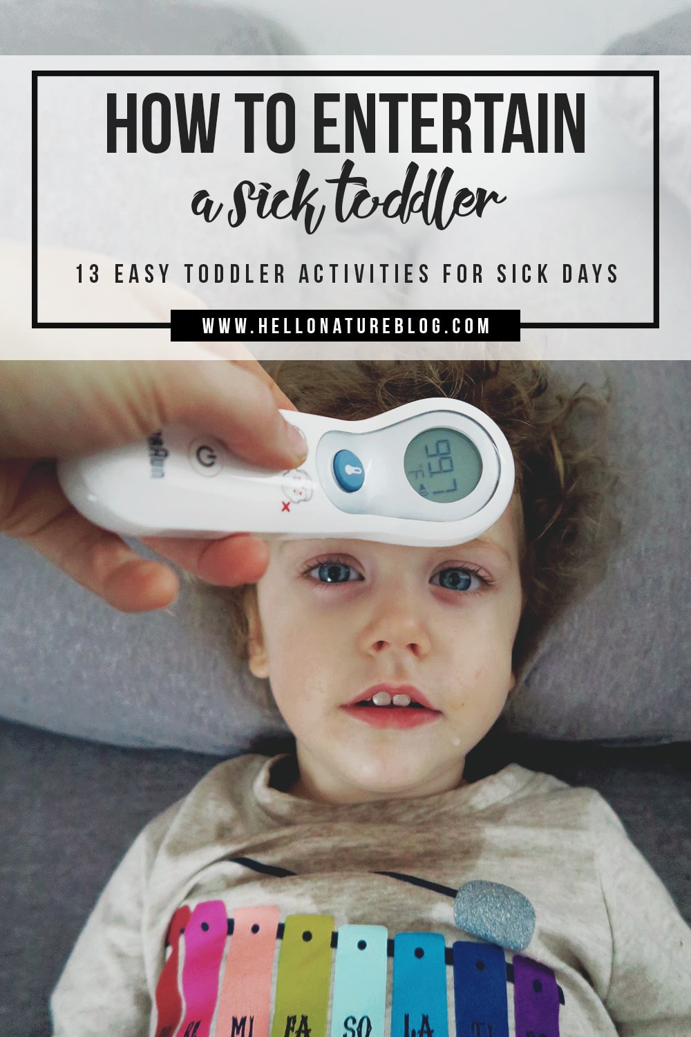 Not sure how to entertain your sick toddler? Check out these easy toddler activities to brighten up their day! You'll both be glad you did.