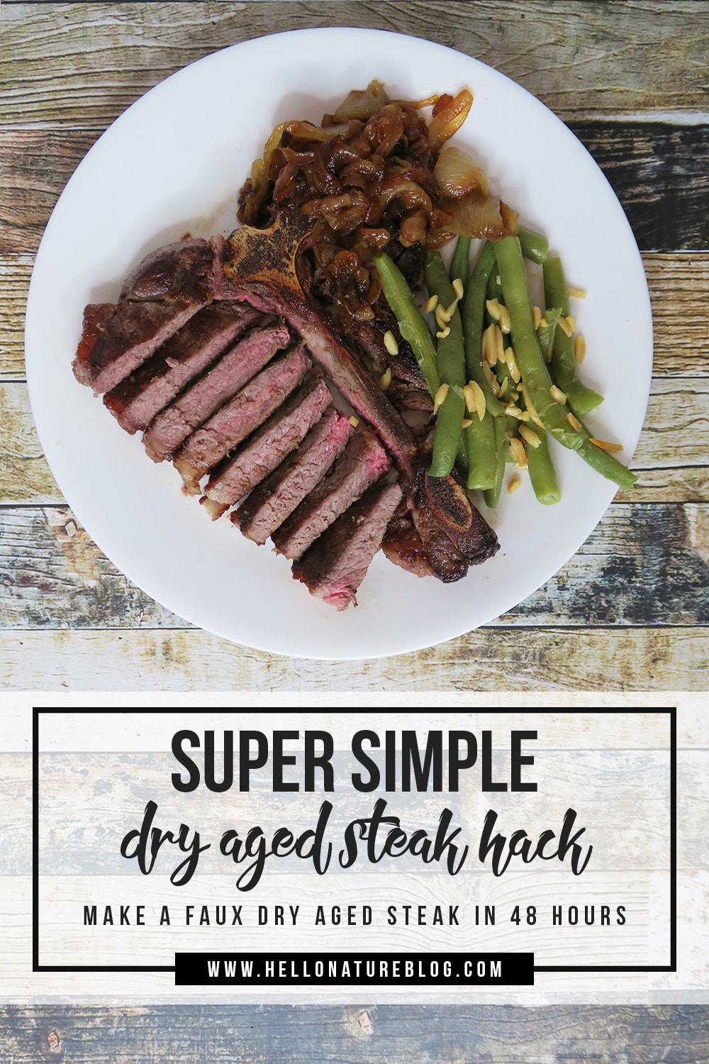 Want to save 30 days and $75? Trick your friends and your taste buds with this 48 hour faux dry aged steak hack! You'll pay less than $15 a pound for this delicious dish.