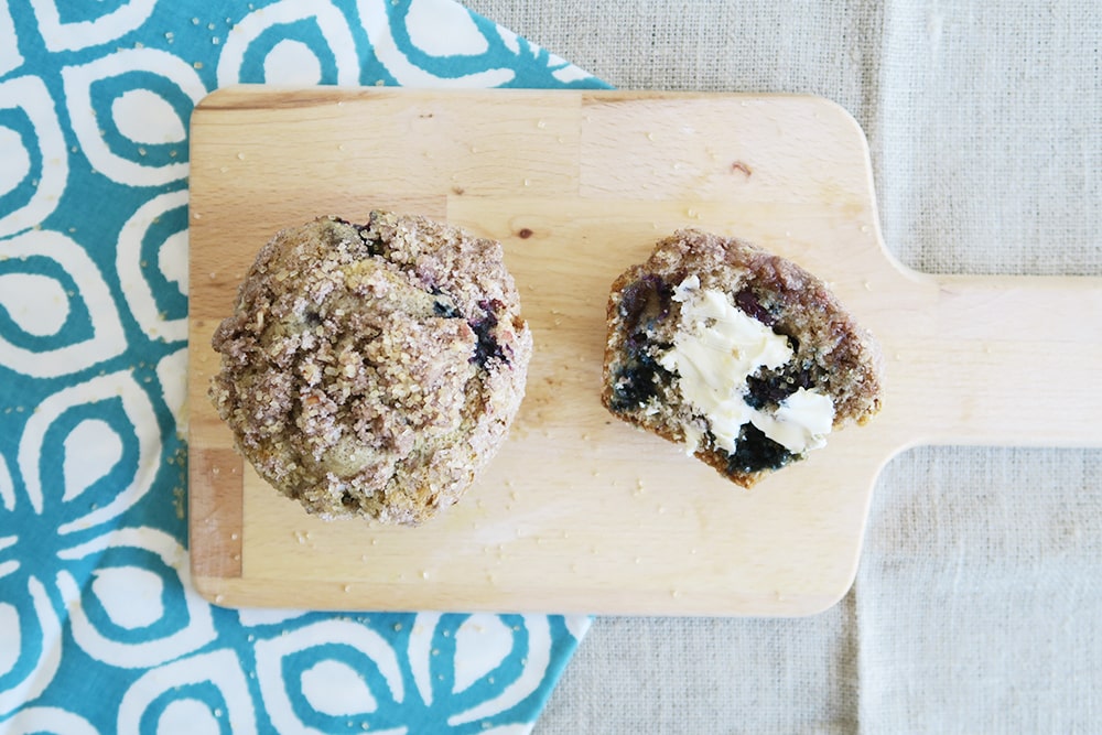 blueberry muffins