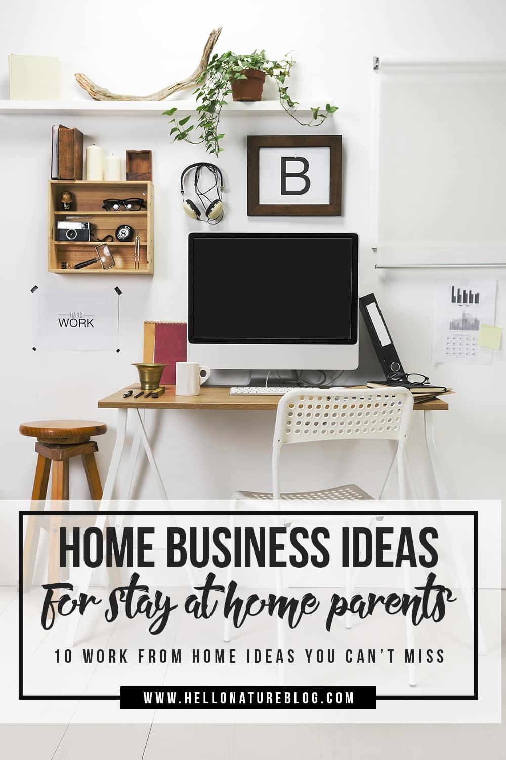 Are you a stay at home mom or dad looking for work from home ideas? You won't want to miss this list of ten home business ideas!