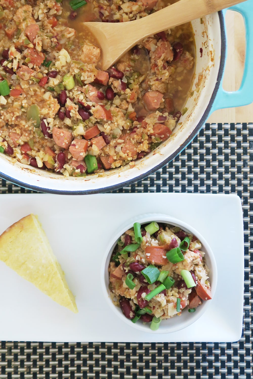 Red Beans and Riced Cauliflower