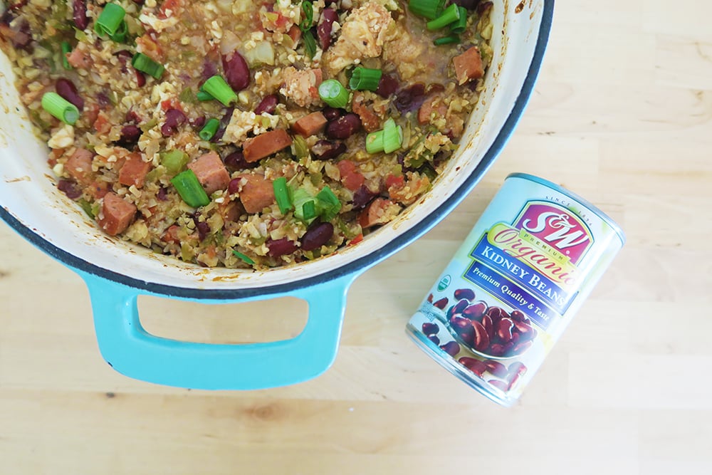 Red Beans and Riced Cauliflower