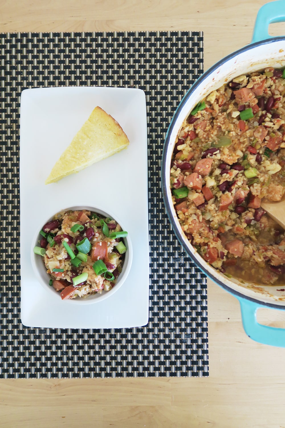 Red Beans and Riced Cauliflower