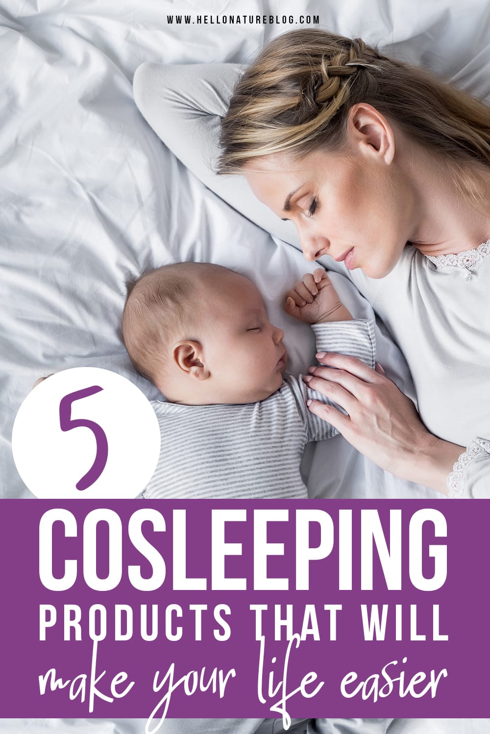 Cosleeping Mom and Baby
