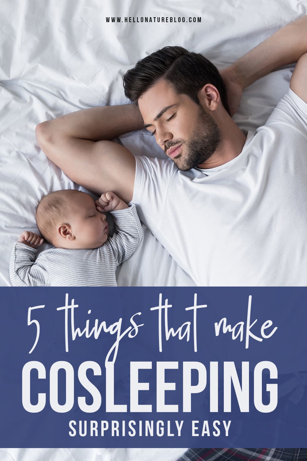 Cosleeping Dad and Baby