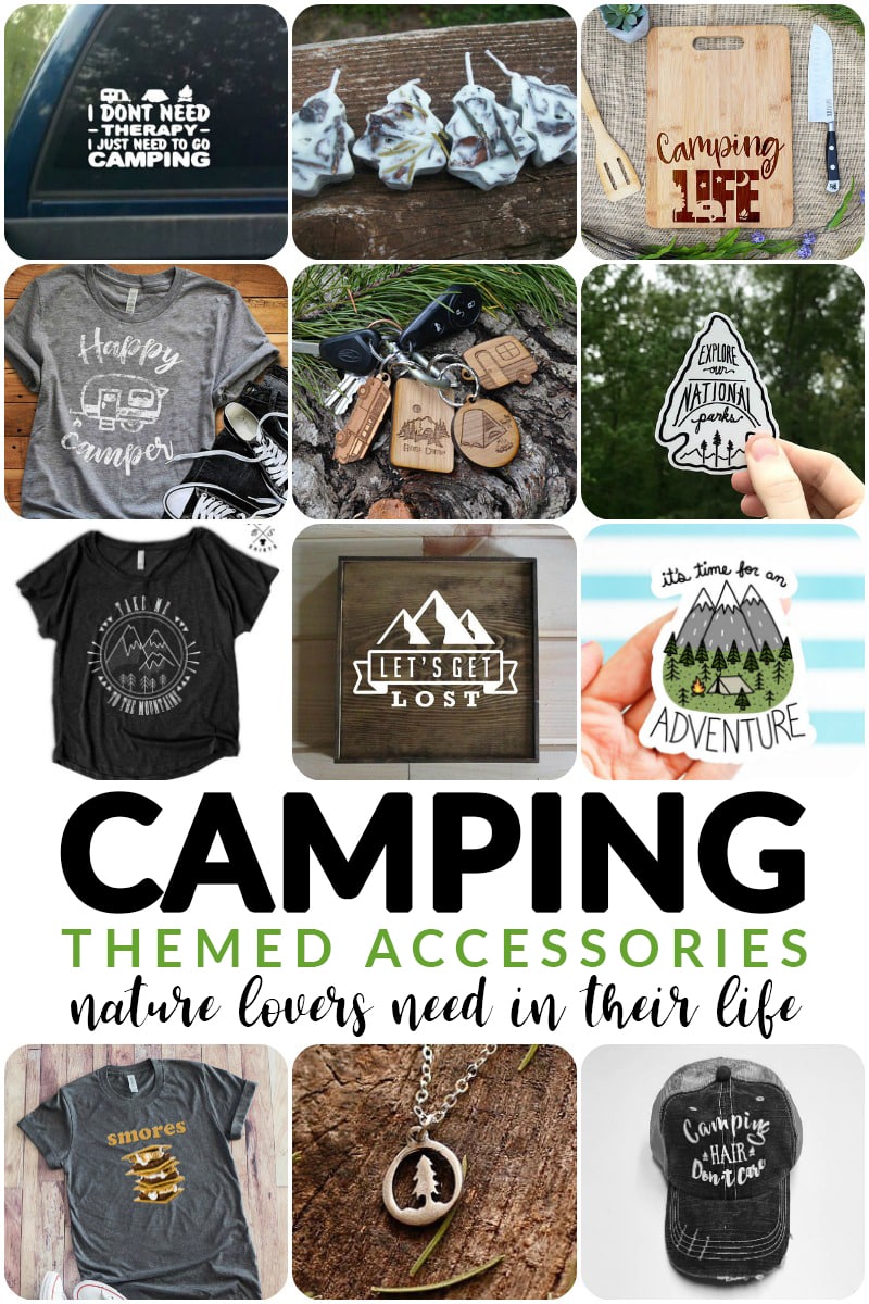 camping themed accessories