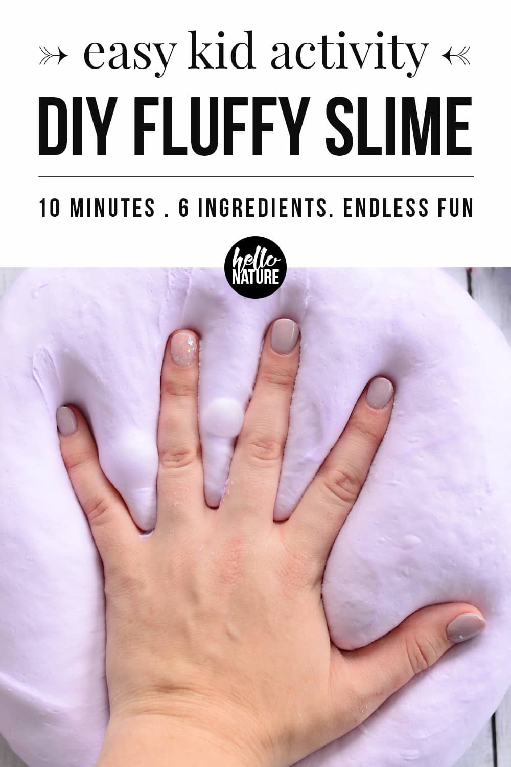 Easy Fluffy Slime Recipe