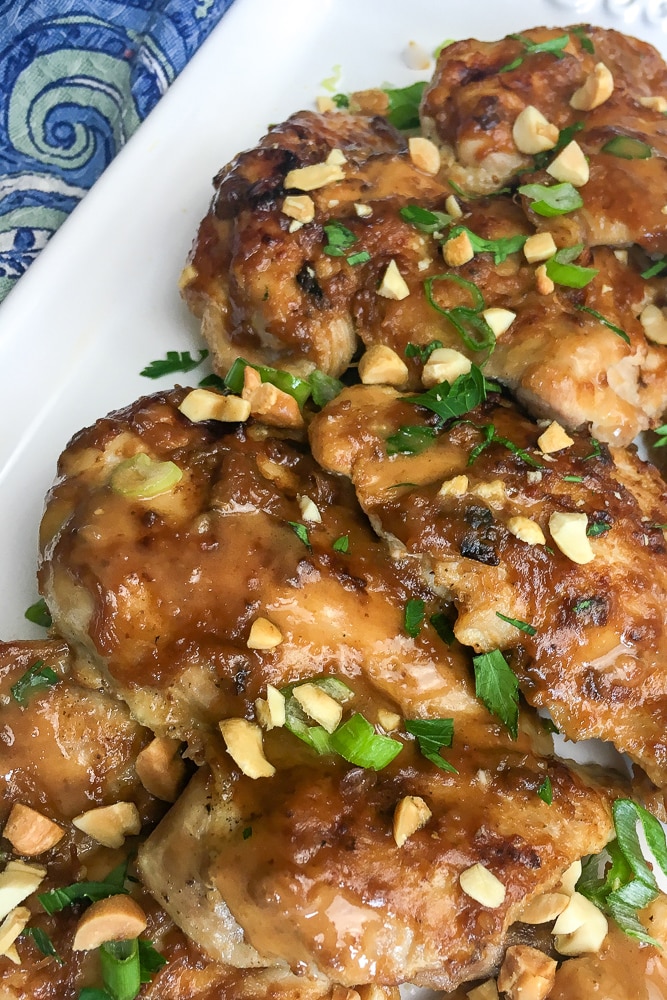 Thai Inspired Instant Pot Chicken Thighs