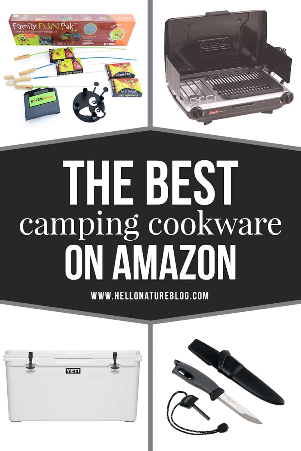 Lifestyle and Travel Blogger Ashley from Hello Nature is sharing the best camping cookware on Amazon. You'll have some awesome easy camping food on your next family camping trip.