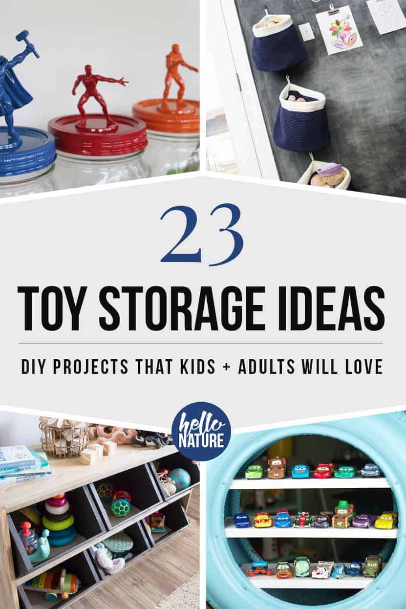 Rustic Toy Storage Unit Build Plans - Houseful of Handmade