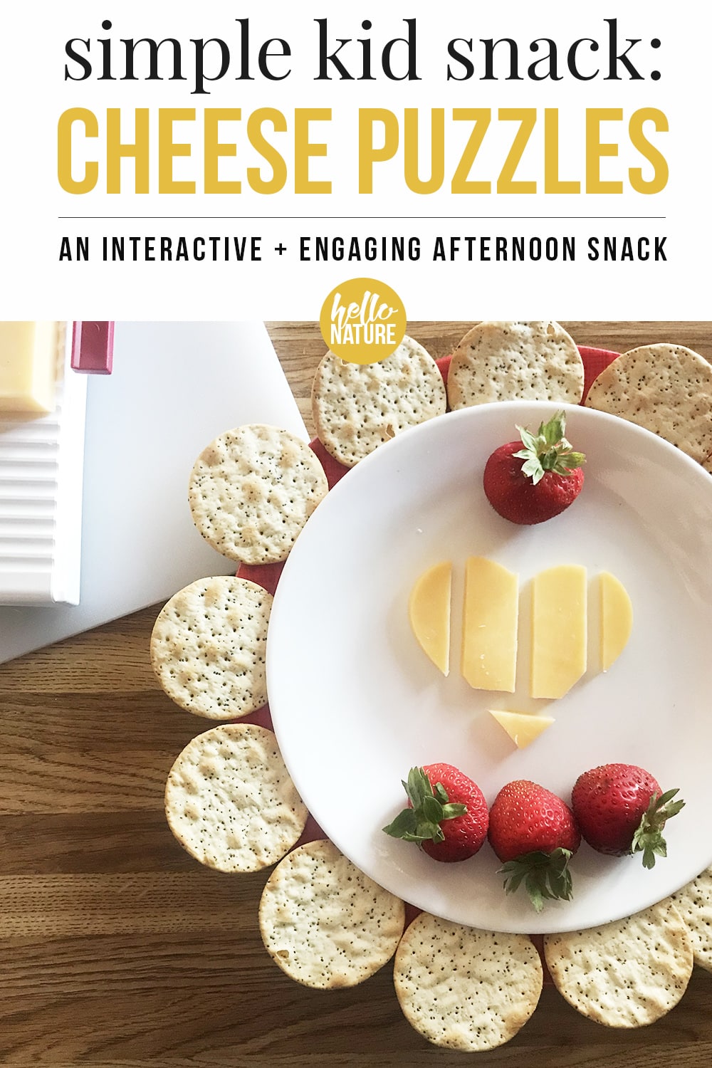 Simple Kid Snack: Cheese Puzzles