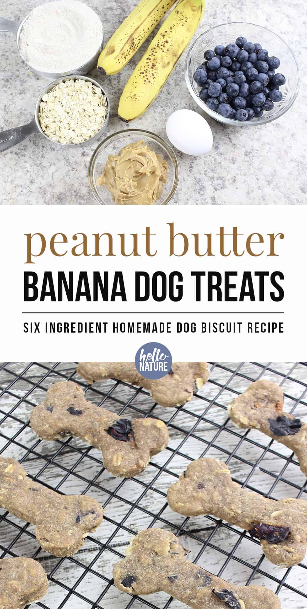 Peanut butter banana outlet dog cookies