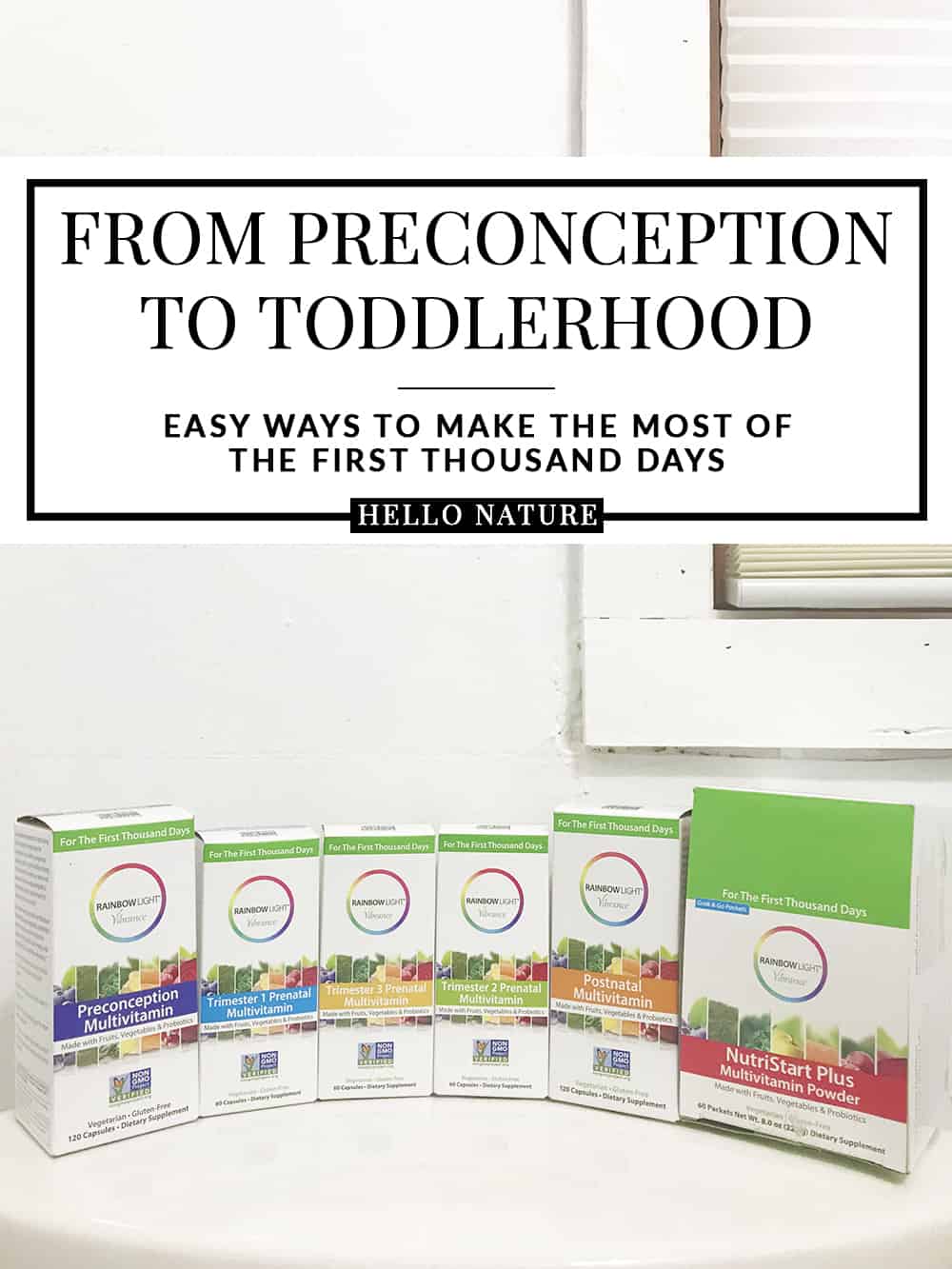 Life doesn't have to be as complicated as we make it, especially when we're welcoming that bundle of joy into our life. Use these ideas to simplify the time between preconception and toddlerhood. #FirstThousandDays #Prenatal #MomLife #Postnatal #Pregnancy
