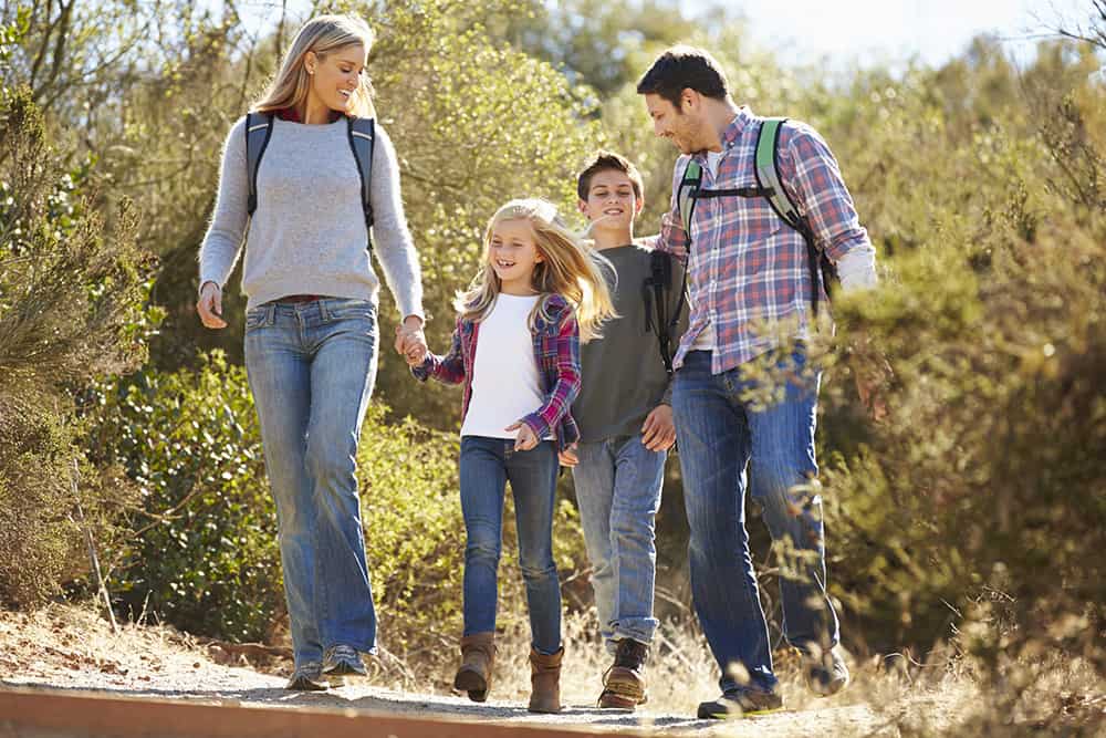 Benefits of hiking in nature with kids