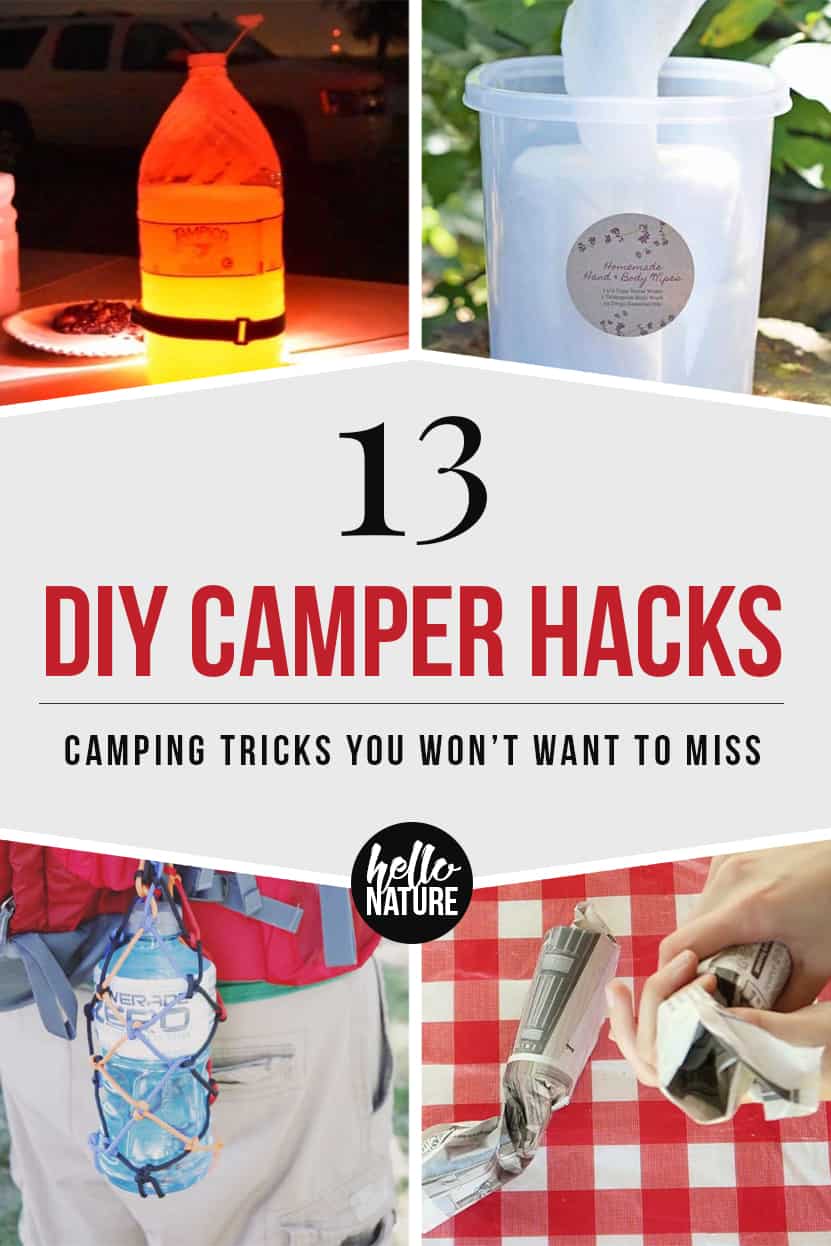 Want DIY camper tricks that will help you achieve the best camp setup ever? You'll love these summer DIY camping projects! These DIY camping hacks and projects are perfect for families looking to get out and make the most of their campsite. Check out these thrifty camping ideas so your next camping trip is even more awesome! #Camping #FamilyCamping #CampingHacks #CampingDIYs #SummerDIYs