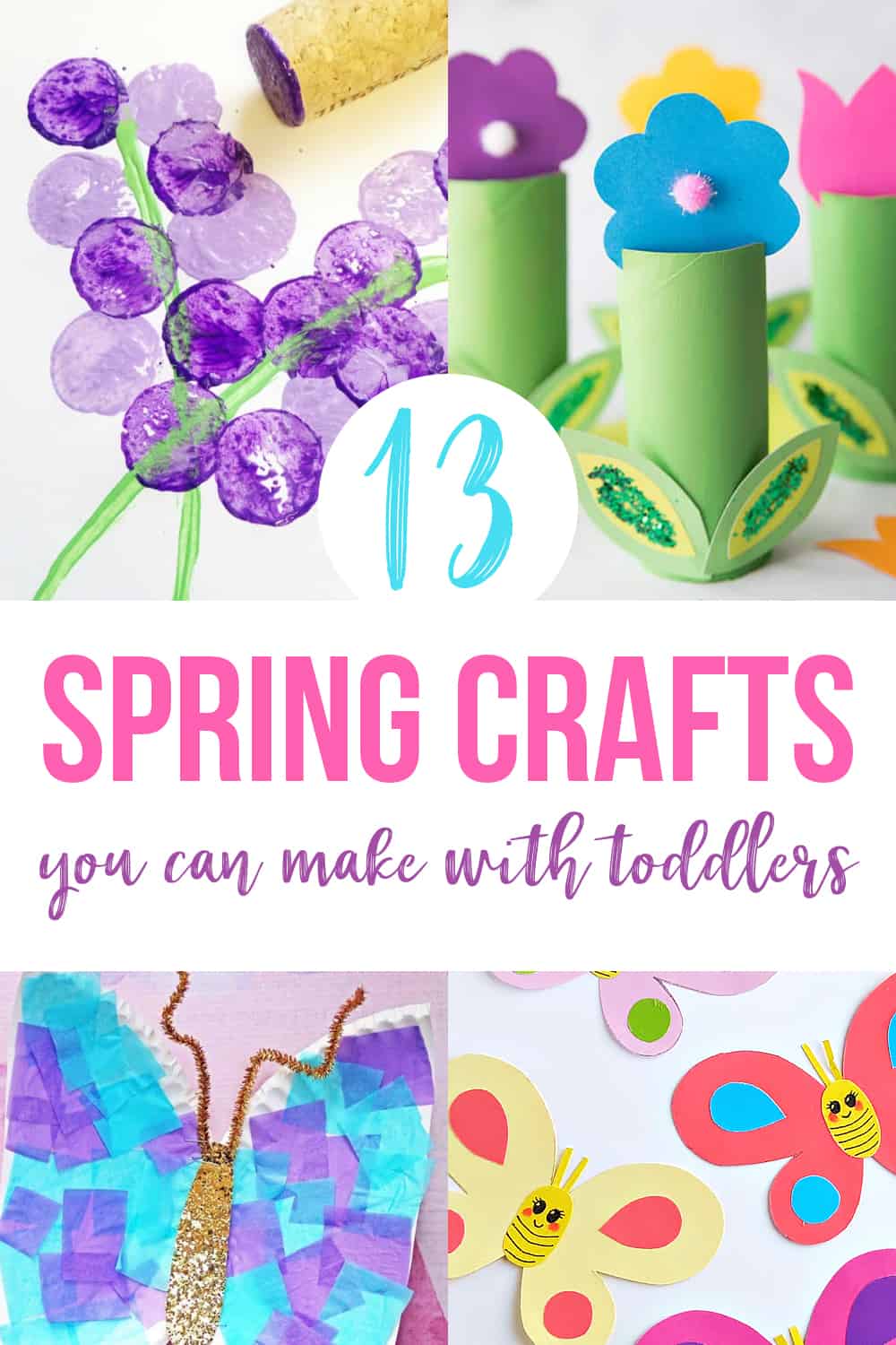 13 Awesome Spring Art And Craft Activities For Toddlers Easy Spring Crafts For Kids Bird S Eye Meeple