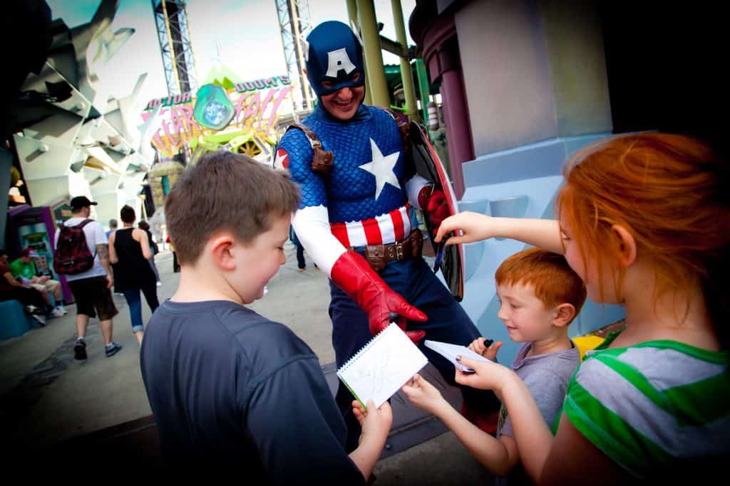 universal studios florida captain america