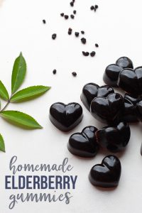 easy elderberry gummies from syrup